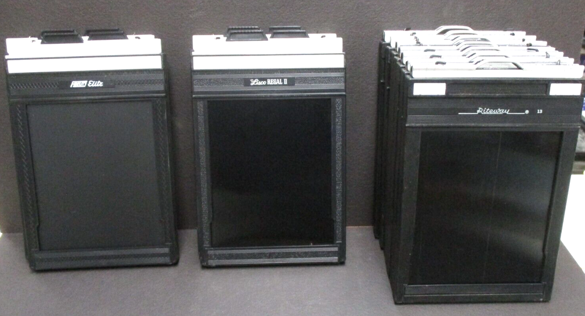 Lisco Regal II, Riteway, Fidelity 4x5 Film Holders. 11 Lisco Regal II, Riteway, Fidelity 4x5 Film Holders. 11