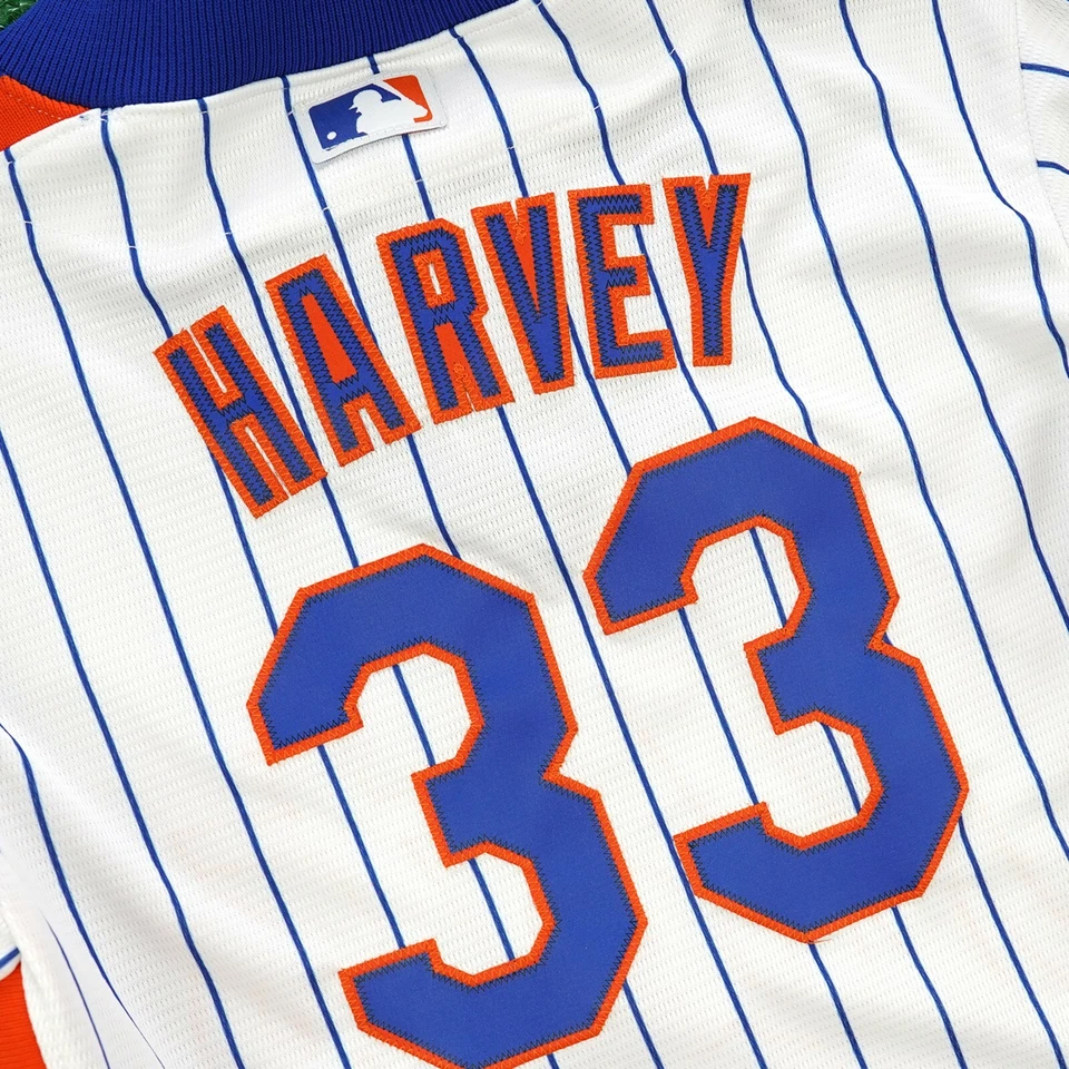 Matt Harvey Majestic 1986 New York Mets Women's Alt White Cool Base Jersey - Image 4 of 4