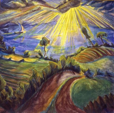 Erich Heckel : Spring Landscape : 1917 : Archival Art Print