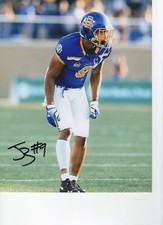 JORDAN BROWN SOUTH DAKOTA STATE JACKRABBITS SIGNED 8X10 PHOTO W/COA #2