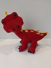 Melissa  Doug Red Dinosaur Dino Plush Stuffed Animal Toy 10"