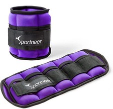 Sportneer Adjustable Ankle Weights 2 - 13 LBS Pair with Removable weight Wrist