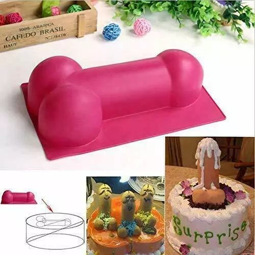 Food Grade Creative Modelling Sexy Penis Cake Mold Chocolate Mold Bread Mold