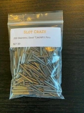 Aurora TJet track 200 Pins/Joiners, Stainless Steel, New!