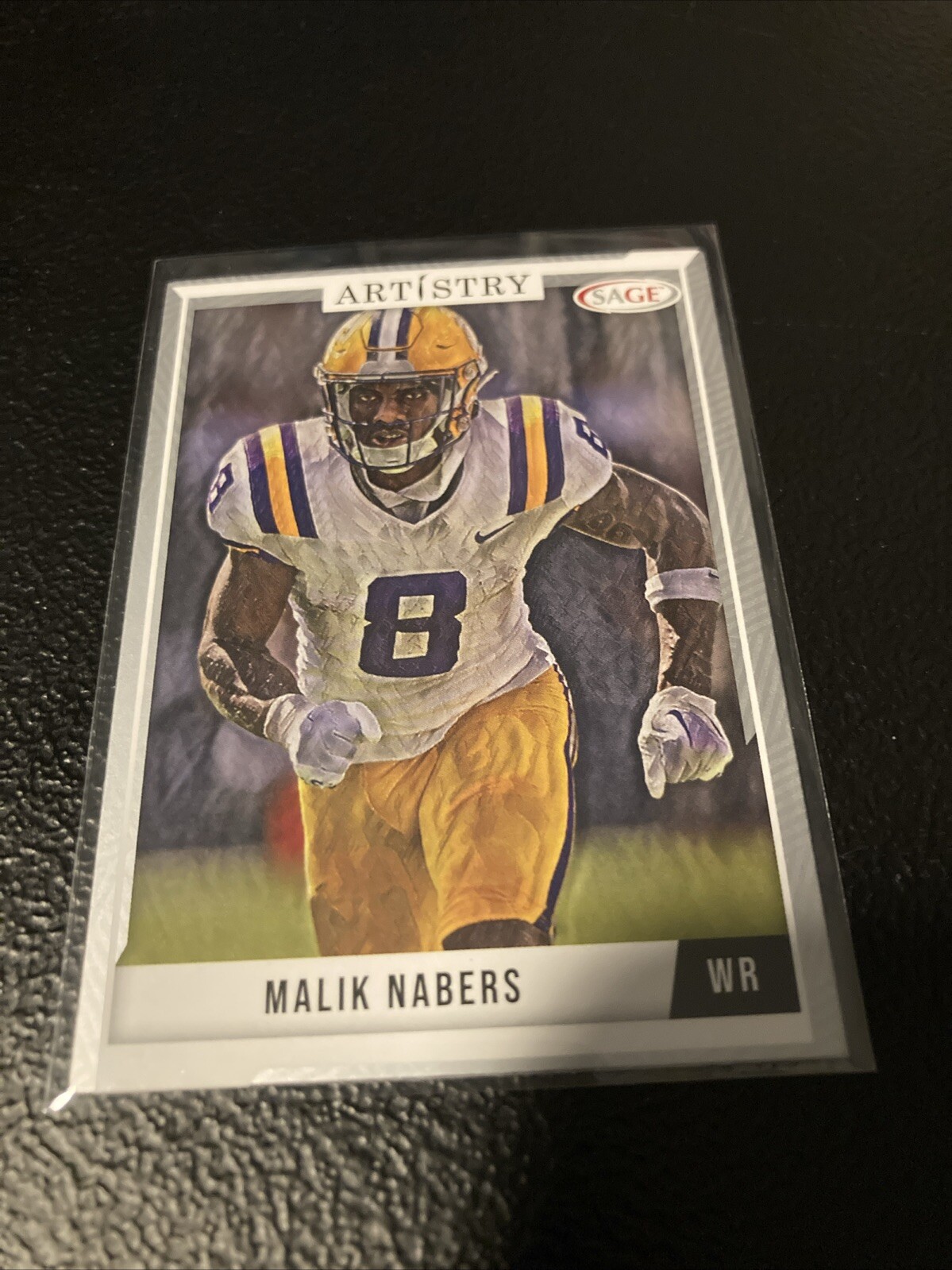 2024 Sage Artistry Football Silver #15 Malik Nabers Rc