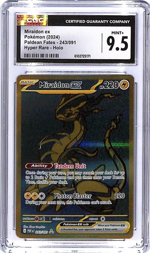 Miraidon ex graded CGC 9.5 for sale on eBay