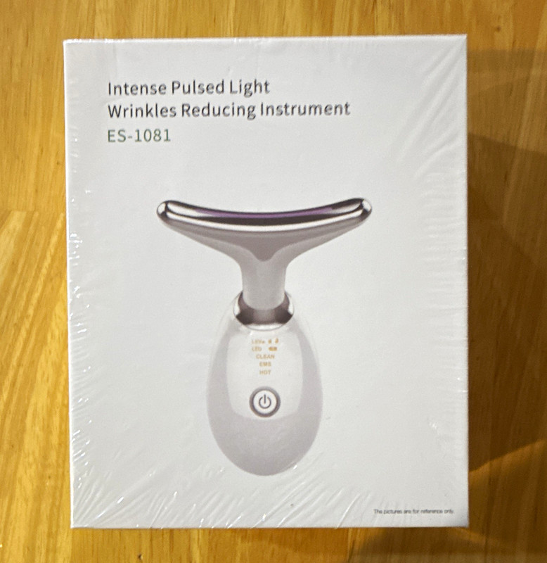 IPL Light Therapy Device for Wrinkles Face/Skin, White, Rechargeable, ES-1081