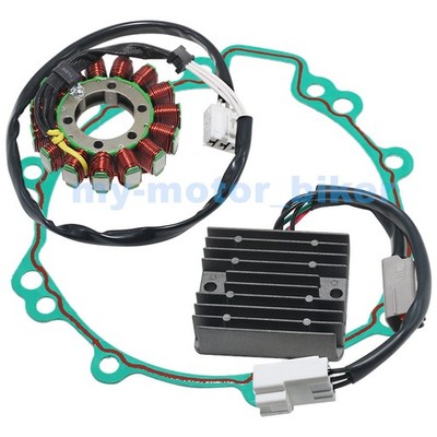 Magneto Stator+Voltage Rectifier+Gasket For Kawasaki ZX600 Ninja ZX6R 2007-2008