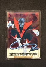 2024 SKYBOX Marvel Masterpieces 92 Platinum #62 NIGHTCRAWLER thick Heavy Plexi