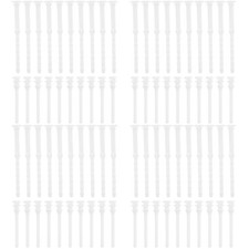 80Pcs Silicone Rubber Anti Vibration Pc Fan Screws Noise Reducing White