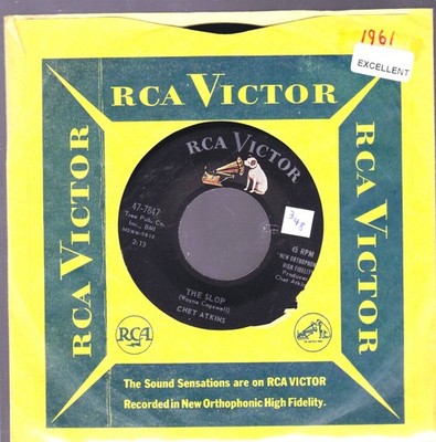 CHET ATKINS 45s  THE SLOP-1 (BOX-3)