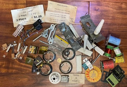 Lot of Used Pinball Machine Parts William's Bally Gottlieb