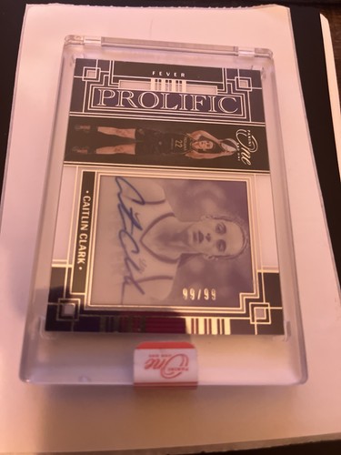 2025 Panini WNBA One And One Auto Caitlin Clark 99/99 EBAY 1 of 1 - FEVER STAR