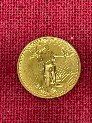 US MINT FIRST YEAR TYPE ONE 1986 1/10 OUNCE BULLION AMERICAN EAGLE GOLD COIN