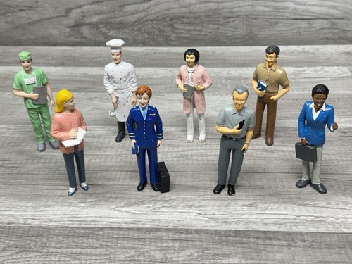 Lakeshore Block Play People Community 8 Workers Chef Pilot Business Women Doctor