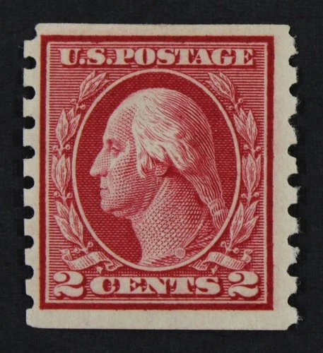 CKStamps: US Stamps Collection Scott#413 2c Washington Mint H OG 24 1/2mm