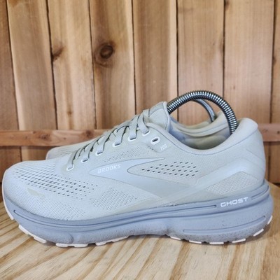 Brooks Ghost 15 Shoes Mens 8.5 Gray Mesh Road Running Sneakers 1103931D136