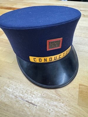 Vintage Burlington Route Conductor Hat (A.G. Meier size 6 7/8)