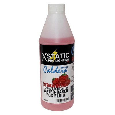 ProX FJ-Q-S Caldera Series Strawberry Scented Water-Based Fog Juice, 1 Liter