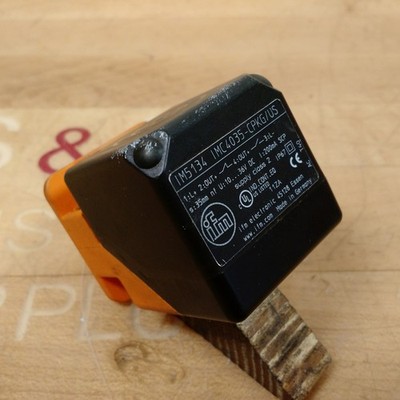 efector IM5134, IMC4035-CPKG/US-100-DPA Inductive Sensor, 10-36 VDC 200Ma - USED