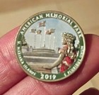 2019 America the Beautiful 25C American Memorial (Guam) Colorized P Business — photo 2