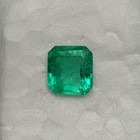 Natural Emerald 0.52 ct, approx. 5.0mm x 4.6mm x 2.8mm, Jewelry Removal e0017 — photo 1
