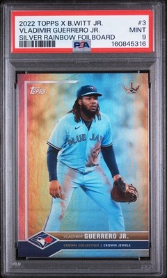 2022 TOPPS X BOBBY WITT JR. CROWN COLLECTION 3 VLADIMIR GUERRERO JR. /99