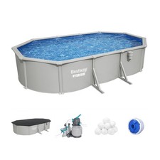 Bestway Hydrium 20 x 12 x 48 Oval Steel Wall ...