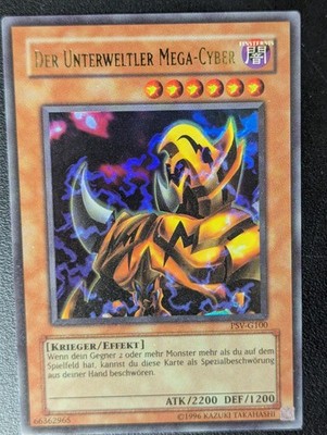 Der Unterweltler Mega-Cyber PSV-G100 Ultra Rare Deutsch NM Yugioh
