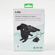 iOttie Wireless Car Charger Mount - CD Slot + Air Vent Mounts
