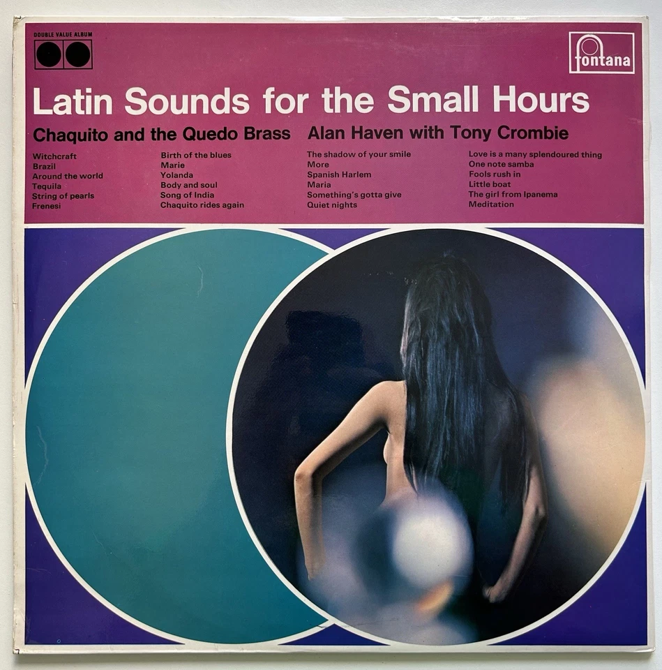 Various : Latin Sounds for the Small Hours UK 1967 black  vinyl comp 2LP EX/EX - Image 2 of 4