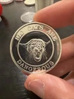 Big Cats Are Dangerous 1 oz .999 Silver Round Beautiful Lady Novelty Art