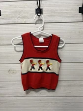 VINTAGE 24 MOS Red Trotters Guardsman Band sweater vest