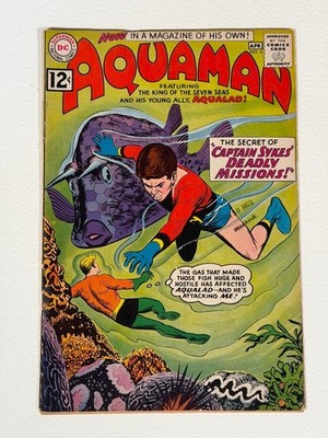 Aquaman #2 (DC Comics March-April 1962) Cover Detached