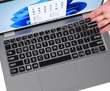 Large Print Keyboard Cover for Dell Latitude 14 15.6 Anti Dust Skin