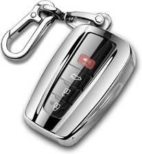 for Toyota Key Fob Cover with Keychain Soft TPU Key Fob Case All-Around Prote...