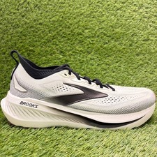 Brooks Glycerin 23 Mens Size 10.5 White Black Athletic Running Shoes Sneakers