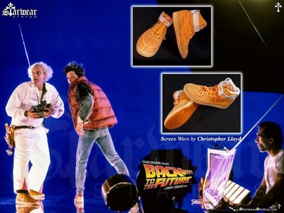 🔥Back To The Future SCREEN USED Nike Shoes Worn Christopher Lloyd