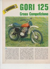 advertising NEWS MOTO GORI 125 CROSS COMPETIZIONE 1973-MOTOITALIANE VINTAGE MX