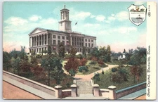 Vintage State Capitol Nashville Tennessee Linen Postcard 1910s