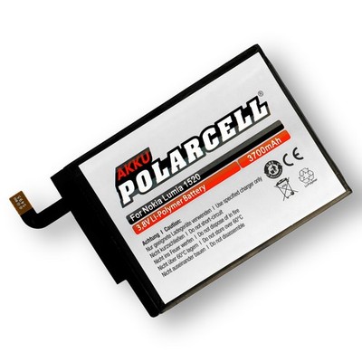 PolarCell Akku für Nokia Lumia 1520 1320 BV-4BW BV-4BWA 3700mAh Batterie Accu
