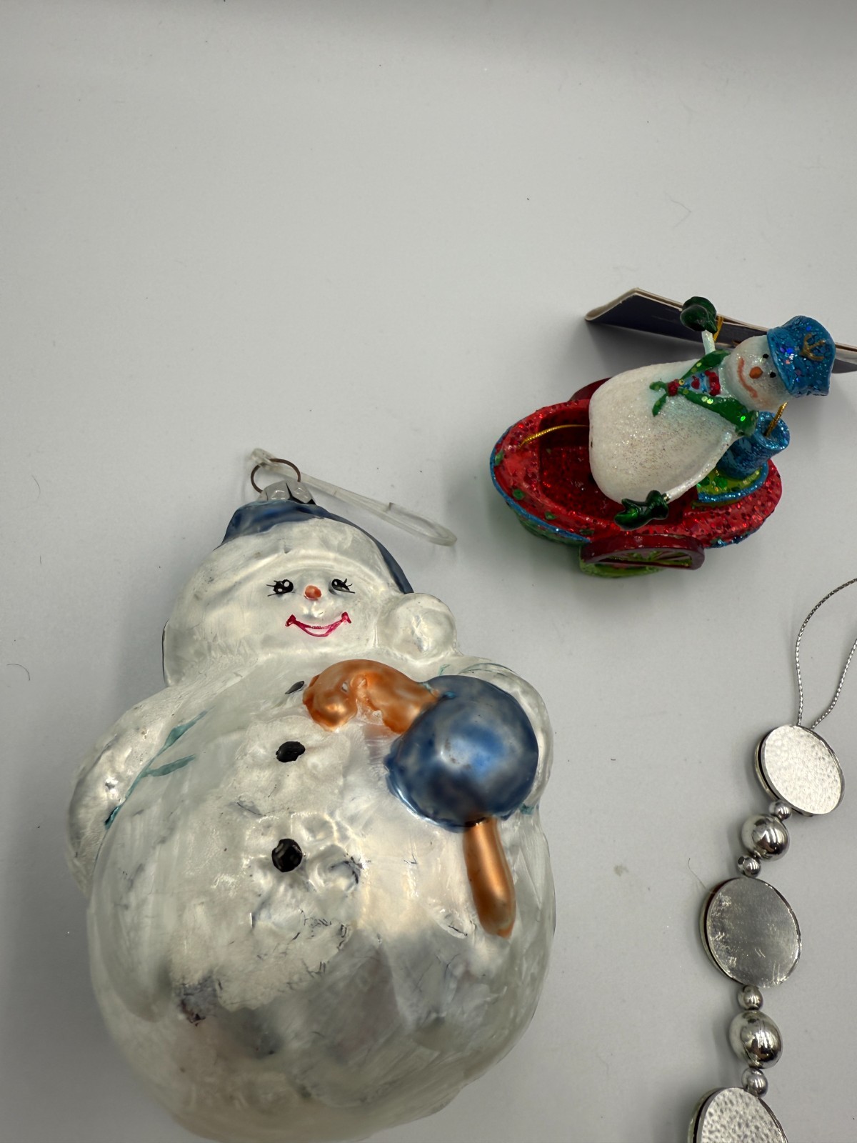 10 Christmas Tree Ornaments Bundle Mixed Lot Assorted Vintage