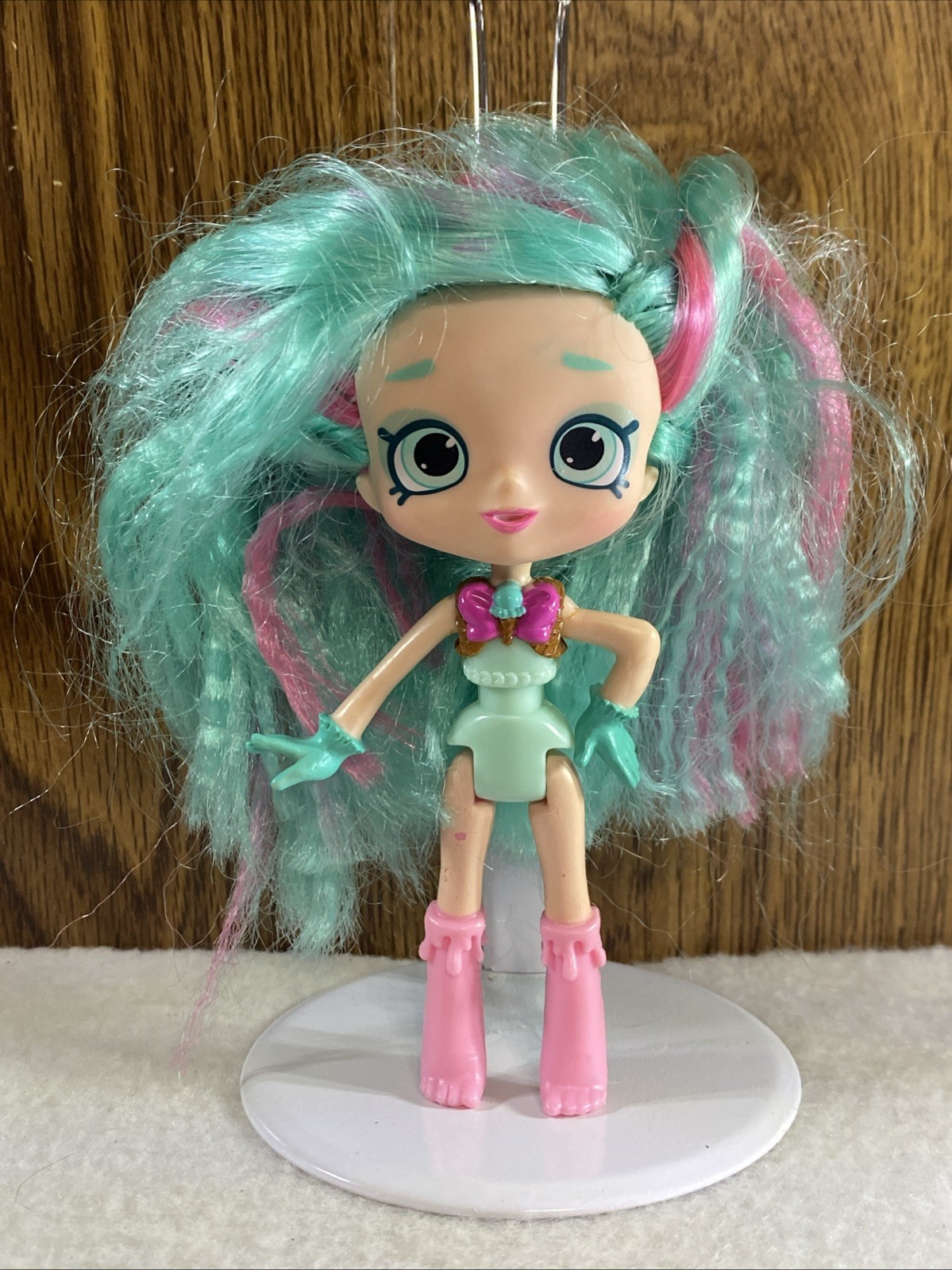 2015 Moose Toys Shopkins Peppa-Mint Shoppies Doll. 5"