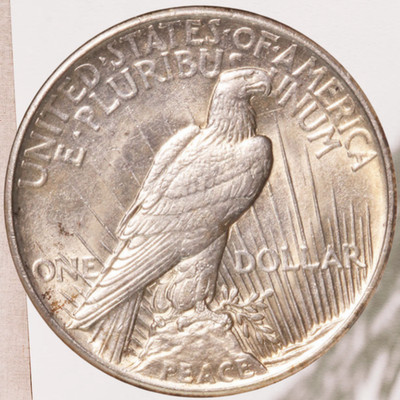 1921 Peace Silver Dollar 90% Silver $1 U.S Coin