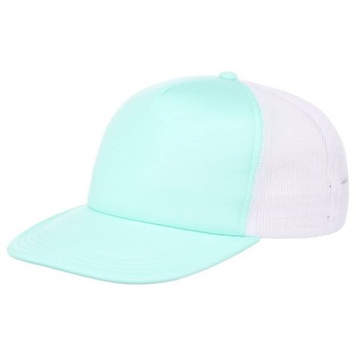 Lids Blank Basic Foam Trucker Adjustable Snapback Hat One Size