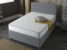 Image of Victoria White Castle Hybrid Mattress Memory Foam & Spring Support Plush Comfort