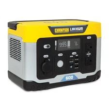 Champion Power Equipment 201189 579-Wh Power Station 1200/600-Watt Lithium-Ion