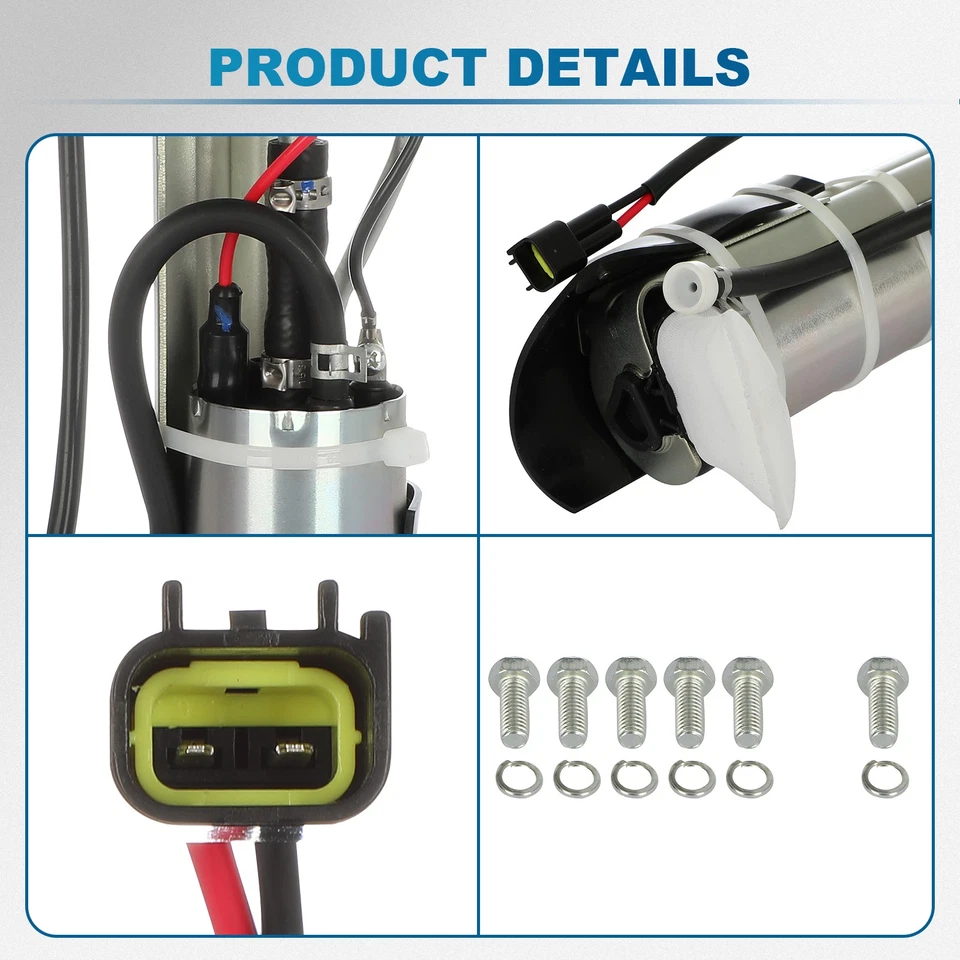 Conjunto de bomba de combustible eléctrica gasolina 2,6 L SOHC para Isuzu Rodeo 1994-1995 L4 Foto 2 de 4