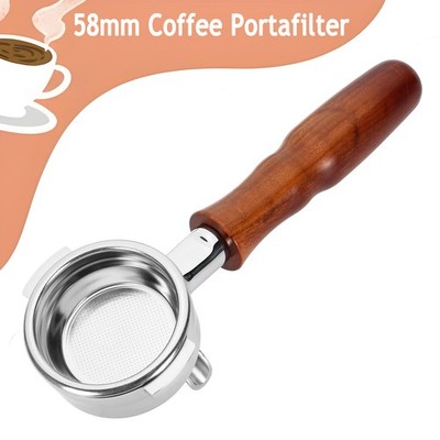 58mm Kaffee Portafilter für La Marzocco Maschinen Wooden Handle Portafilter