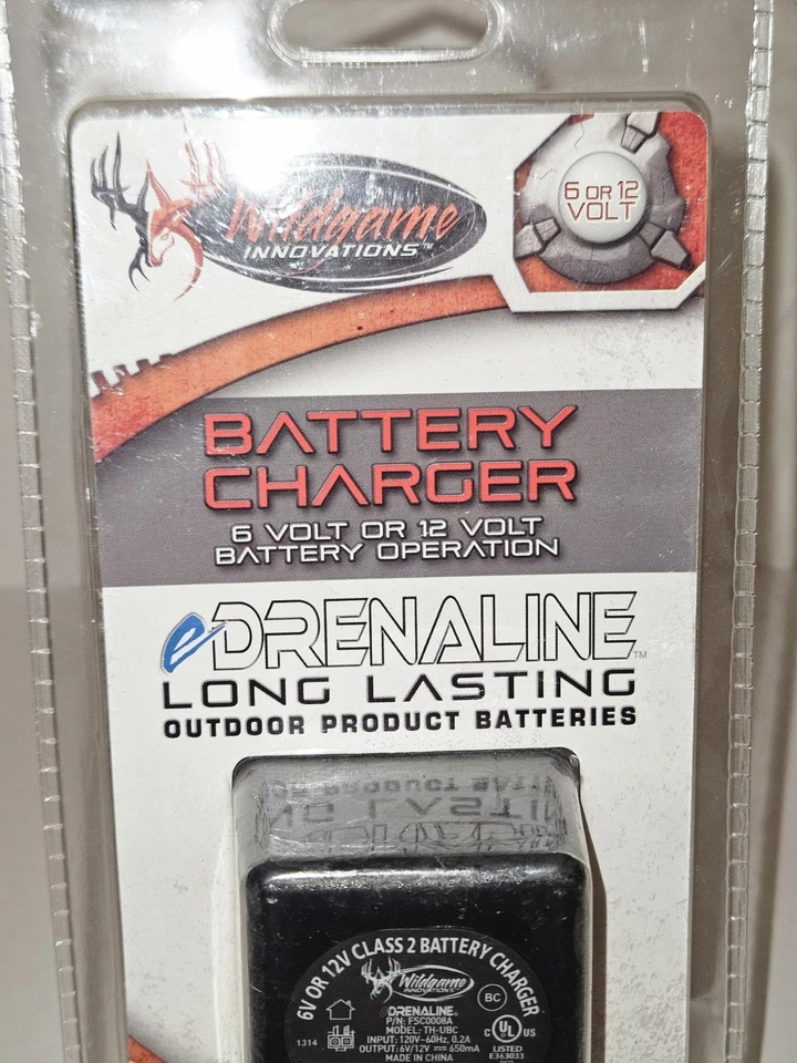Nuevo Cargador de Batería Wildgame Innovations eDRENALINE 6V o 12V Funcionamiento Sellado Foto 3 de 3